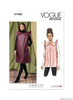 Vogue Pattern V1924 Misses' Top in 2 Lengths by Sandra Betzina