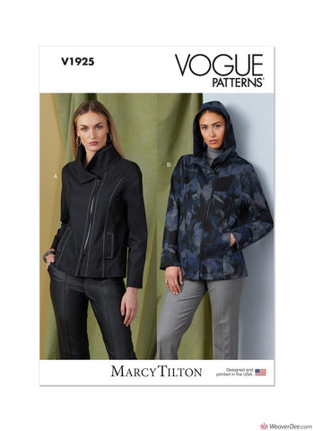 Vogue Pattern V1925 Misses' Jacket in 2 Lengths by Marcy Tilton
