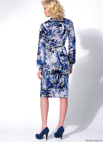 Vogue Pattern V8825 Misses' Bishop Sleeve Tunic, Dress & Trousers ...
