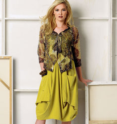 Vogue - V8975 Misses' Dress & Jacket by Marcy Tilton - WeaverDee.com Sewing & Crafts - 1