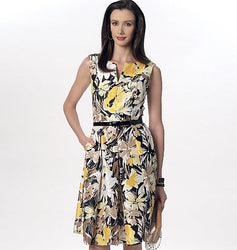 Vogue - V9167 Misses' Notch-Neck Princess-Seam Dresses | Easy - WeaverDee.com Sewing & Crafts - 1