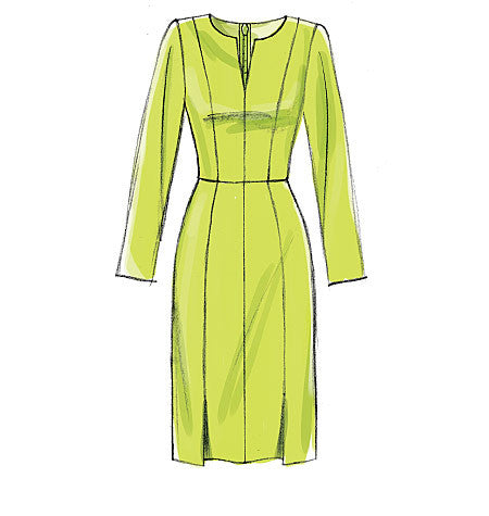 Vogue Pattern: V9167 Misses' Notch-Neck Princess-Seam Dresses | Easy ...