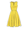 Vogue - V9167 Misses' Notch-Neck Princess-Seam Dresses | Easy - WeaverDee.com Sewing & Crafts - 6