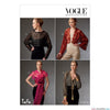 Vogue Pattern V9276 Misses' Shrugs & Capelet
