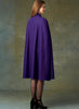 Vogue Pattern V9288 Misses' Cape With High Collar, Pockets & Belt