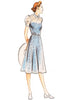 Vogue Pattern V9294 Misses' Vintage 1930s Dress