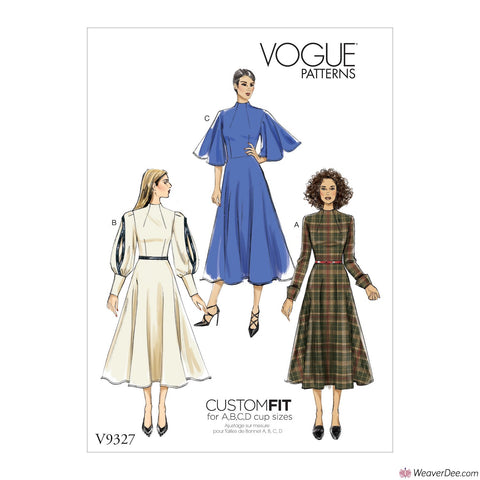 Vogue Pattern V9327 Misses' Dress