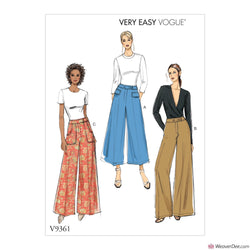 Vogue Pattern V9361 Misses' / Misses' Petite Trousers