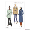 Vogue Pattern V9367 Misses' Coat & Belt