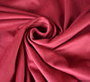 Velveteen Fabric - Red