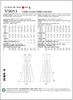 Vogue Pattern V9053 Misses' Deep-V Dresses