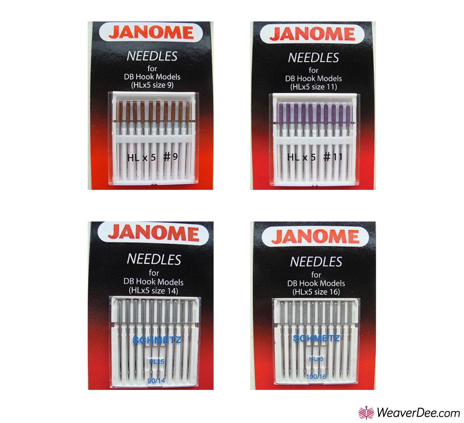 Janome HLX5 Special Needles - High Speed - Industrial [For HD9 & 1600P –