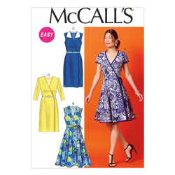 McCall's - M6959 Misses' Dresses & Belt | Easy - WeaverDee.com Sewing & Crafts - 1
