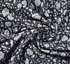 Rose & Hubble Cotton Poplin Fabric - Whirlow Black Floral