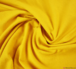 Cotton Winceyette Fabric - Mustard Yellow
