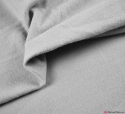 Cotton Winceyette Fabric - Silver