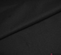 Cotton Winceyette Fabric - Black