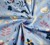 Crafty Cotton Fabric - Winter Garden Blue (EXTRA WIDE)