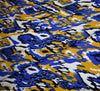 Woodstock Blue Viscose Fabric