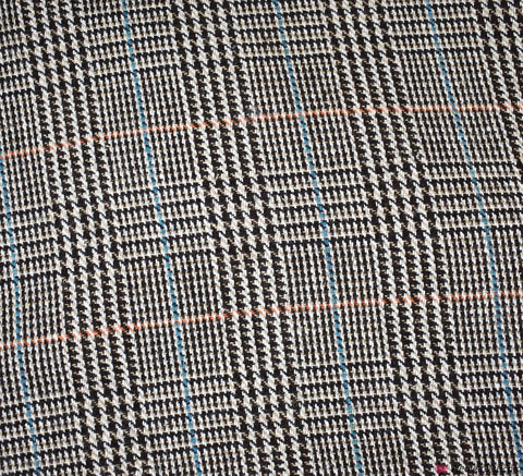 Wool Blend Fabric - Classic Dog Tooth Check