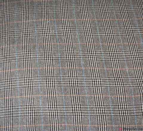 Classic Dog Tooth Check Wool Blend Fabric – WeaverDee.com