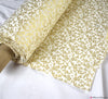 Cotton Fabric - Christmas Leaves Ivory