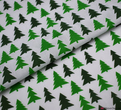 Polycotton Fabric - Christmas Spruce Tree
