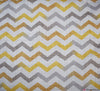 LIMITED STOCK Linen Look Canvas Fabric - Zig Zag