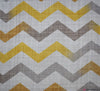 LIMITED STOCK Linen Look Canvas Fabric - Zig Zag