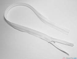 YKK - Concealed Nylon Zip [501 White] - WeaverDee.com Sewing & Crafts