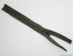 YKK - Concealed Nylon Zip [566 Khaki - Olive Green] - WeaverDee.com Sewing & Crafts