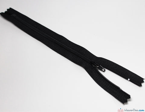 YKK - Regular Skirt & Dress Zip [580 Black] - WeaverDee.com Sewing & Crafts