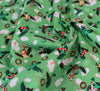WeaverDee - Green Christmas Cotton Fabric - Birds & Wreath - WeaverDee.com Sewing & Crafts - 5