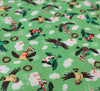 WeaverDee - Green Christmas Cotton Fabric - Birds & Wreath - WeaverDee.com Sewing & Crafts - 6