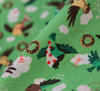 WeaverDee - Green Christmas Cotton Fabric - Birds & Wreath - WeaverDee.com Sewing & Crafts - 7