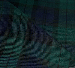 WeaverDee - Polyviscose Tartan Fabric / Blackwatch - WeaverDee.com Sewing & Crafts - 1