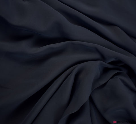 Chiffon Fabric / Navy Blue