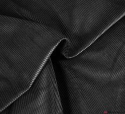 Corduroy Fabric - Black