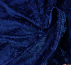 WeaverDee - Crushed Velvet Fabric - Royal - WeaverDee.com Sewing & Crafts - 1