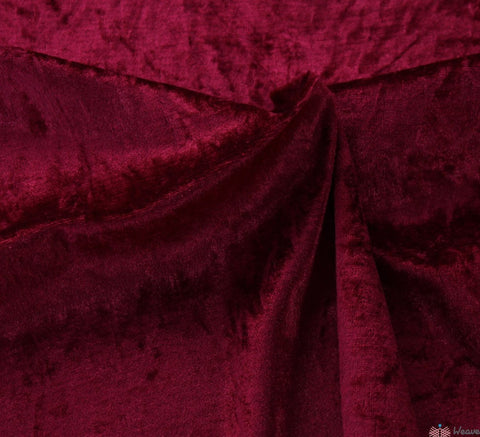 Wine Crushed Velvet Fabric – WeaverDee.com