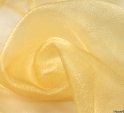 WeaverDee - Crystal Organza Fabric / Gold - WeaverDee.com Sewing & Crafts - 5
