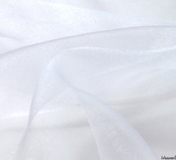 WeaverDee - Crystal Organza Fabric / White - WeaverDee.com Sewing & Crafts - 2