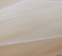 WeaverDee - Dress Net Fabric / 150cm Ivory - WeaverDee.com Sewing & Crafts - 1