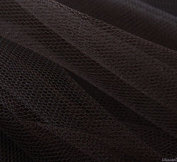 WeaverDee - Dress Net Fabric / 150cm Peat - WeaverDee.com Sewing & Crafts - 1