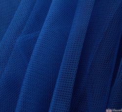 WeaverDee - Dress Net Fabric / 150cm Empire Blue - WeaverDee.com Sewing & Crafts - 1