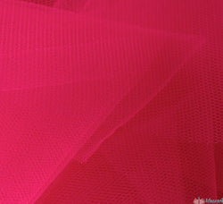 WeaverDee - Dress Net Fabric / 150cm Fluorescent Cerise - WeaverDee.com Sewing & Crafts - 1