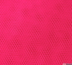 WeaverDee - Dress Net Fabric / 150cm Fluorescent Cerise - WeaverDee.com Sewing & Crafts - 1