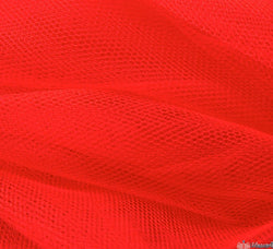 WeaverDee - Dress Net Fabric / 150cm Fluorescent Tangerine - WeaverDee.com Sewing & Crafts - 1