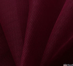 WeaverDee - Dress Net Fabric / 150cm Wine - WeaverDee.com Sewing & Crafts - 1