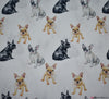 John Louden Cotton Fabric - French Bulldogs